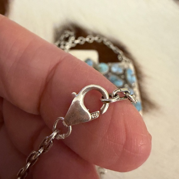 ❤️ Golden Hills Turquoise Thunderbird ADJ Statement Necklace 22.5” Unisex 33Gram - Picture 9 of 17